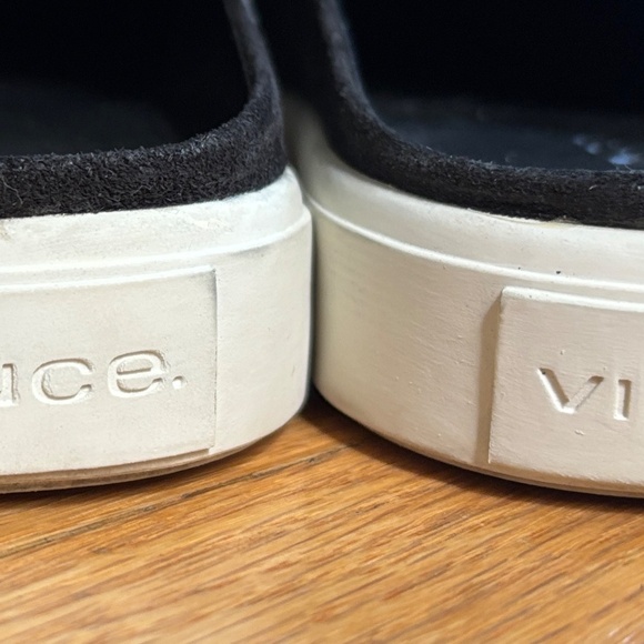 VINCE Black suede mule / slip-on / slide -7 m - Picture 4 of 7
